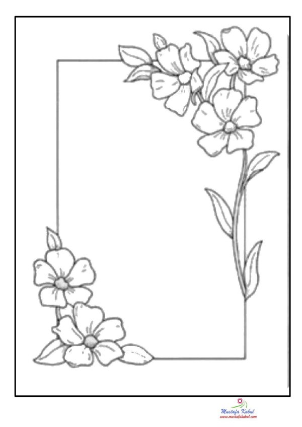 цветочная рамка