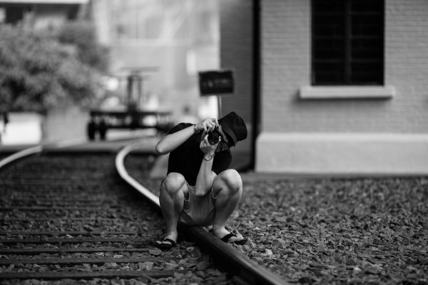 фотосессия на рельсах