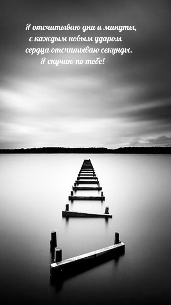 черно белое одиночество