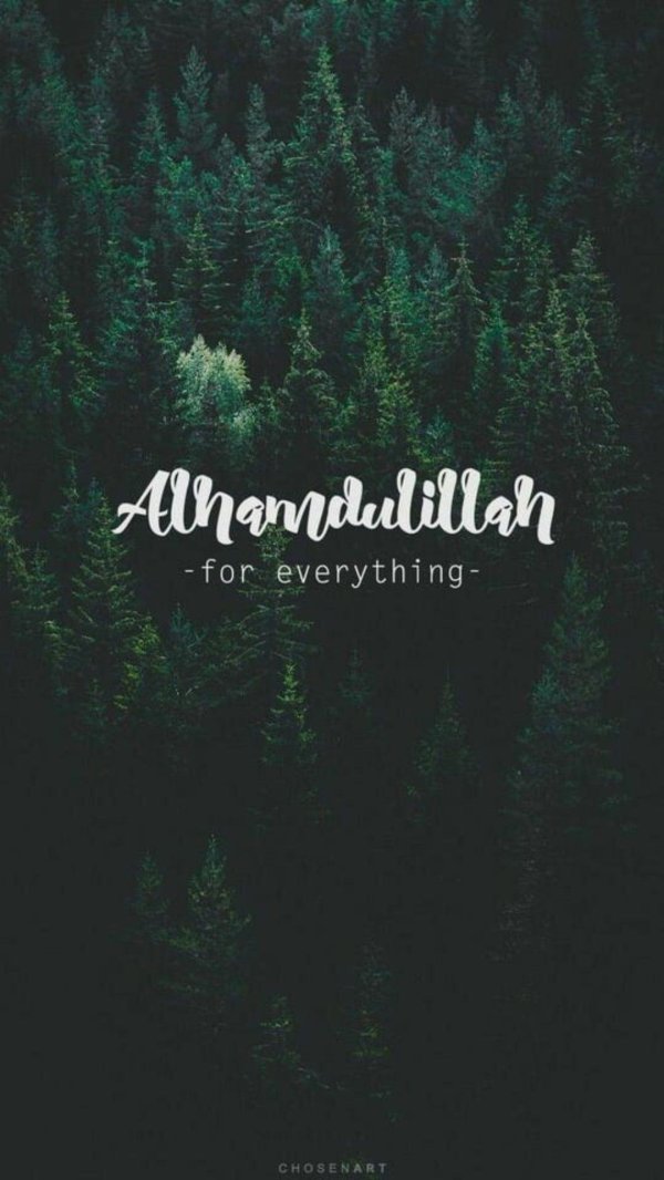 в любом положении альхамдулиллях