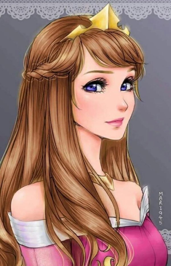 рисунки принцесс диснея
