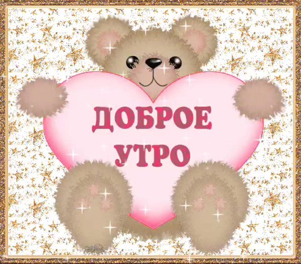 доброе утро с мишками