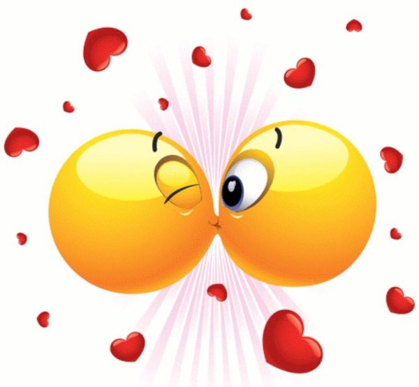 смайлик поцелуйчик из символов