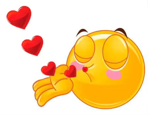 смайлики поцелуйчик