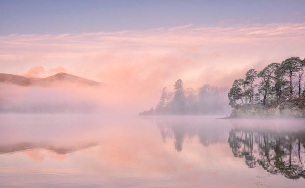 туманное озеро