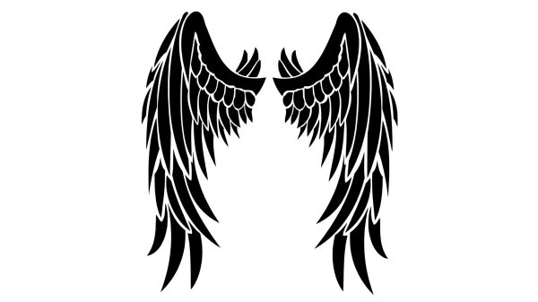 angel wing tattoo