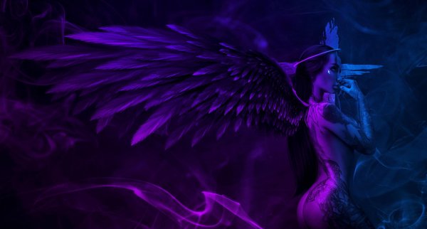 фиолетовый ангел