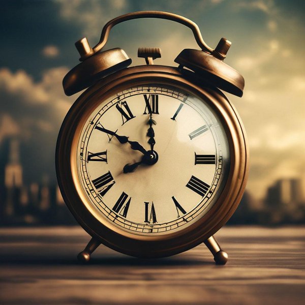 старый будильник