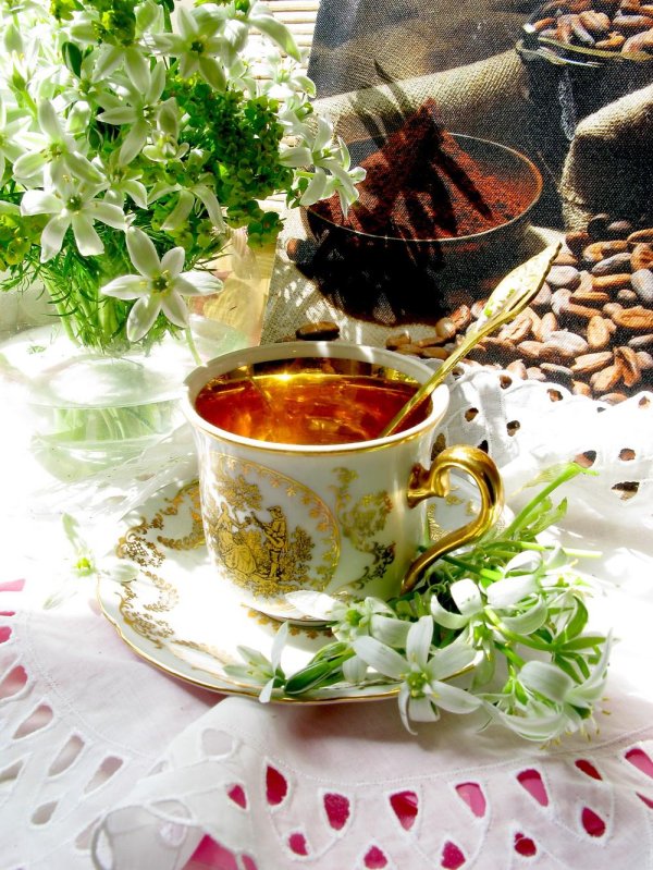 весенний чай