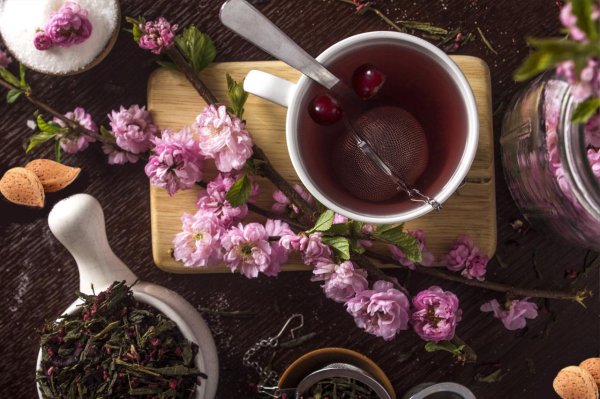 дикая вишня чай