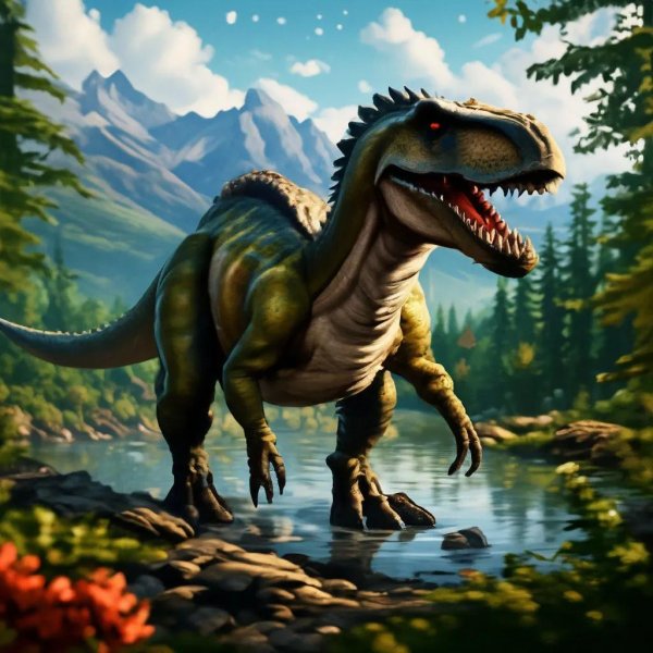 красивые динозавры