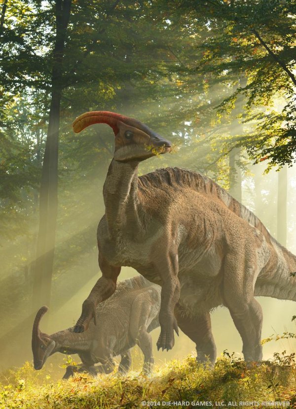 паразауролоф доисторический парк