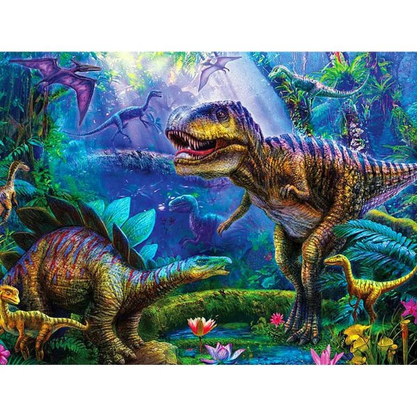 картины динозавров