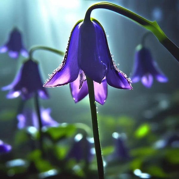 синие колокольчики