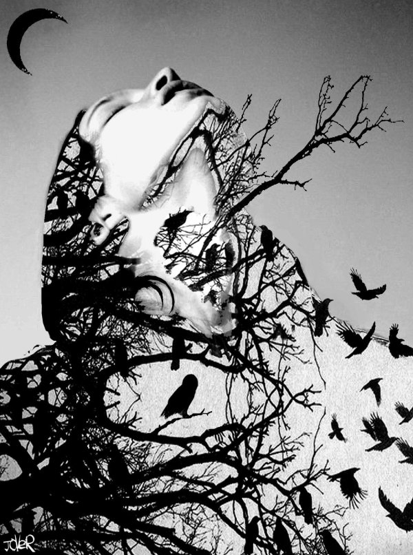 трафарет мистический