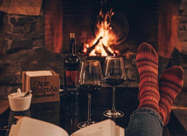 вечер у камина