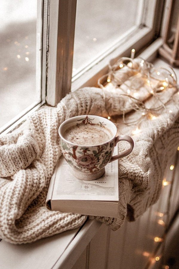 cozy winter coffee