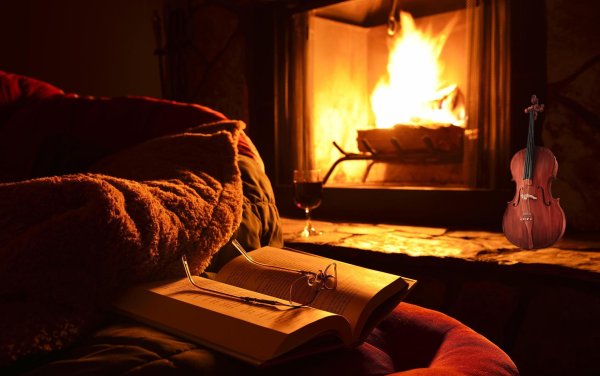 вечер у камина