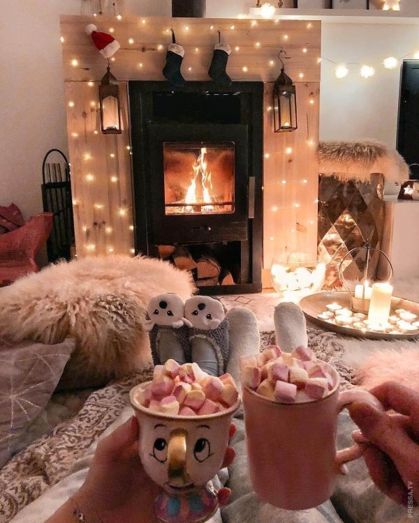 новогодние камины