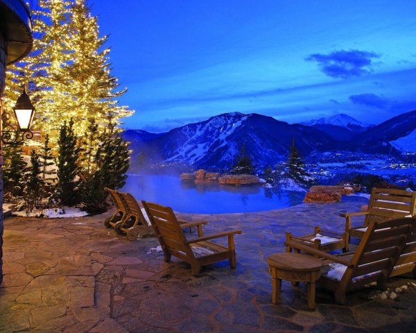 новогодние горы