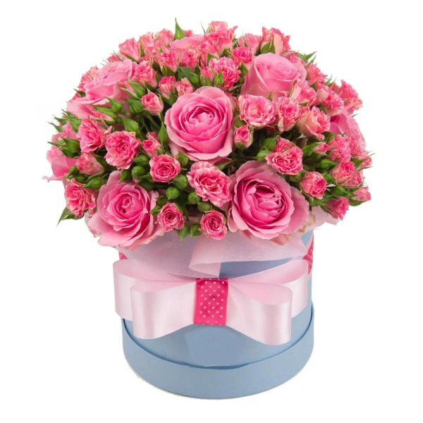 цветы в коробке