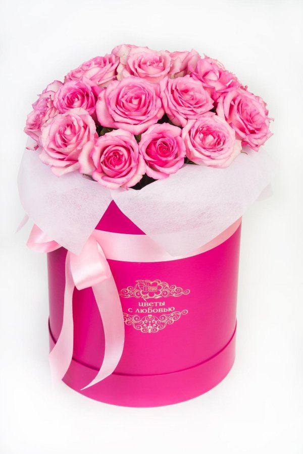 роза в коробке