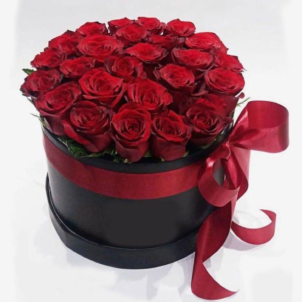 роза в коробке