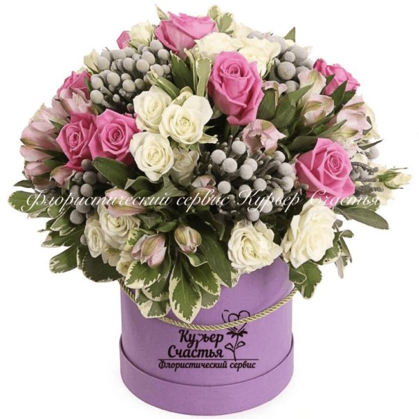 букеты в коробках