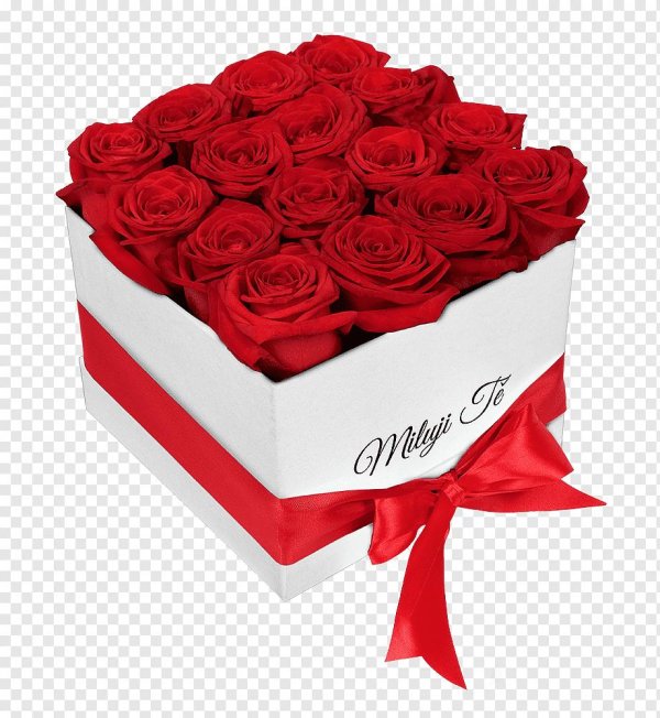 коробка цветов