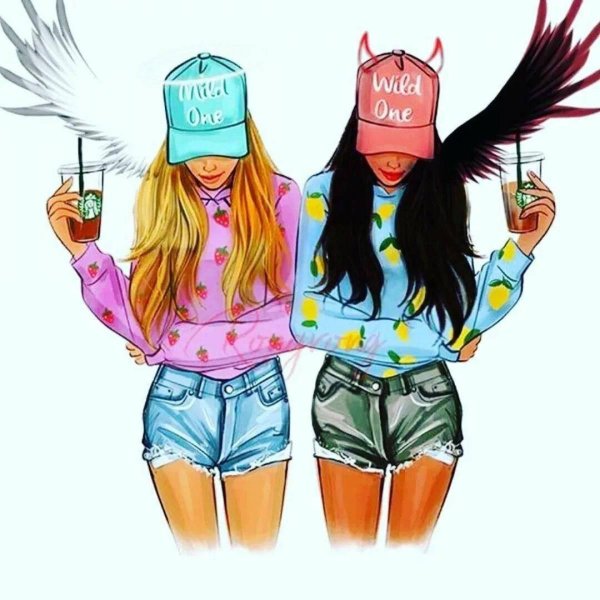 девочки подружки