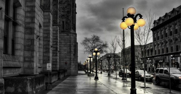 улица фонари