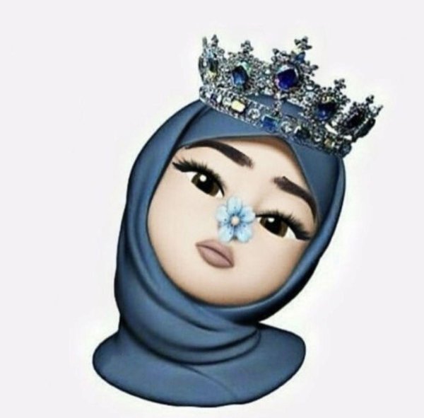 стикер мусульманка