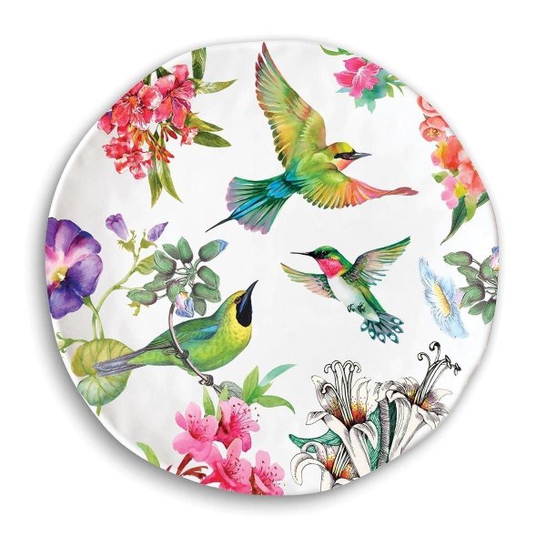 блюдо с птичками