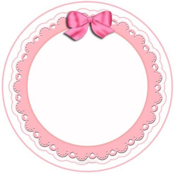 рамка розовая