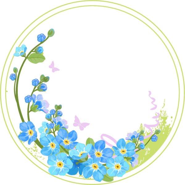 фоторамка незабудки