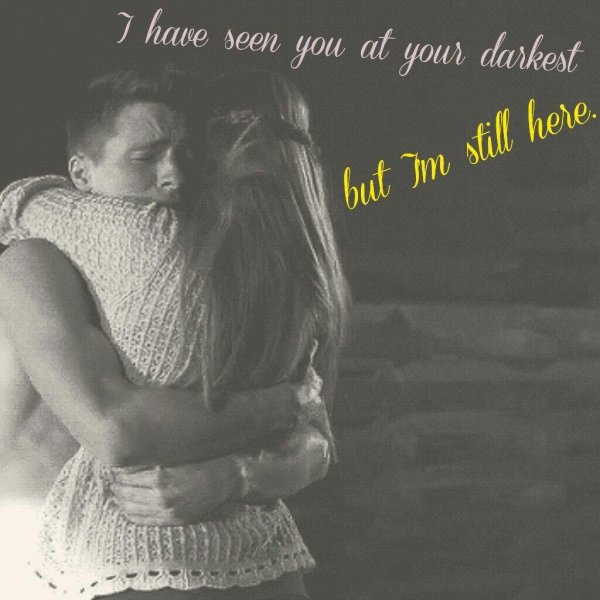 нежное объятие