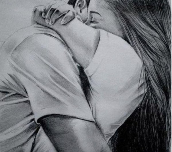 рисунки влюбленных