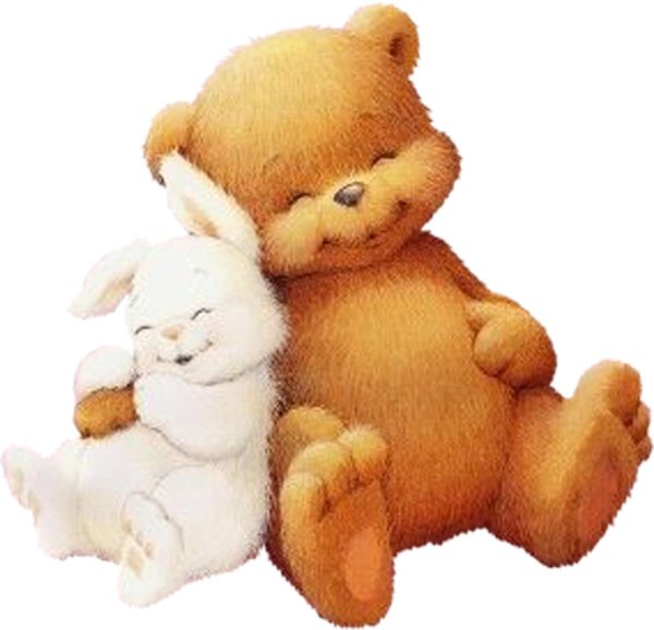 открытка обнимашка