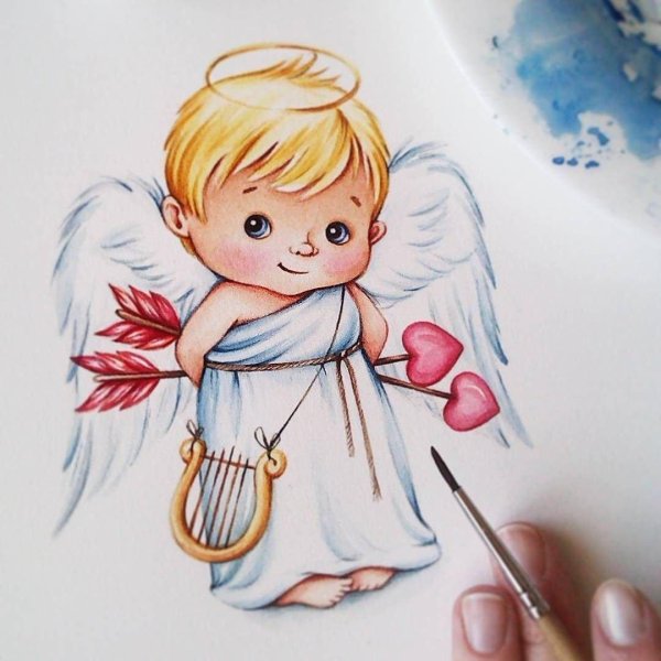 ангелочки мультяшные