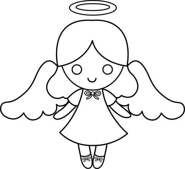 рисунок ангелочка