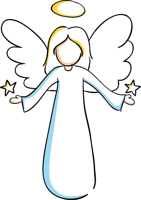 ангела рисунок