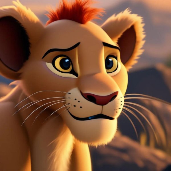 симба из мультика