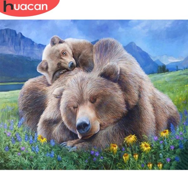 картина медведей