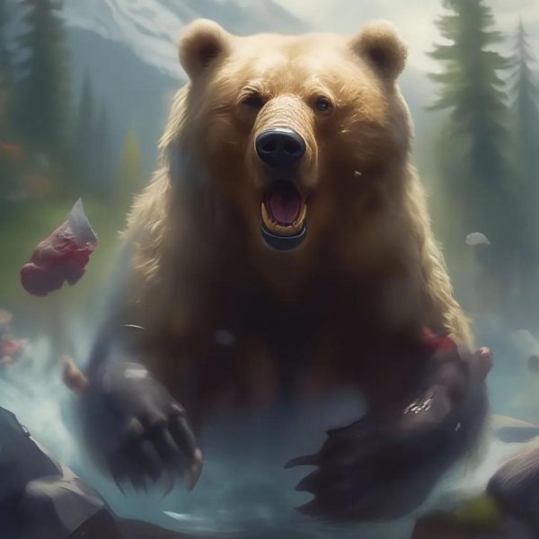 медведь сильный