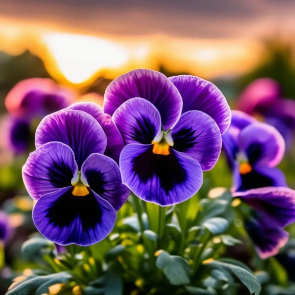 анютины глазки