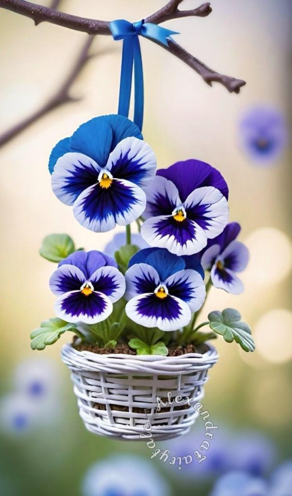 анютины глазки