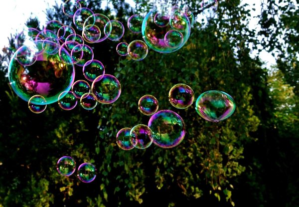 мыльные пузыри