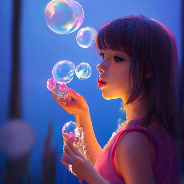 фотосессия с мыльными пузырями
