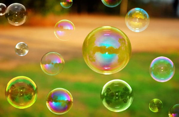 мыльные пузыри