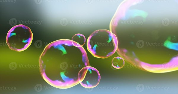 цветные пузыри